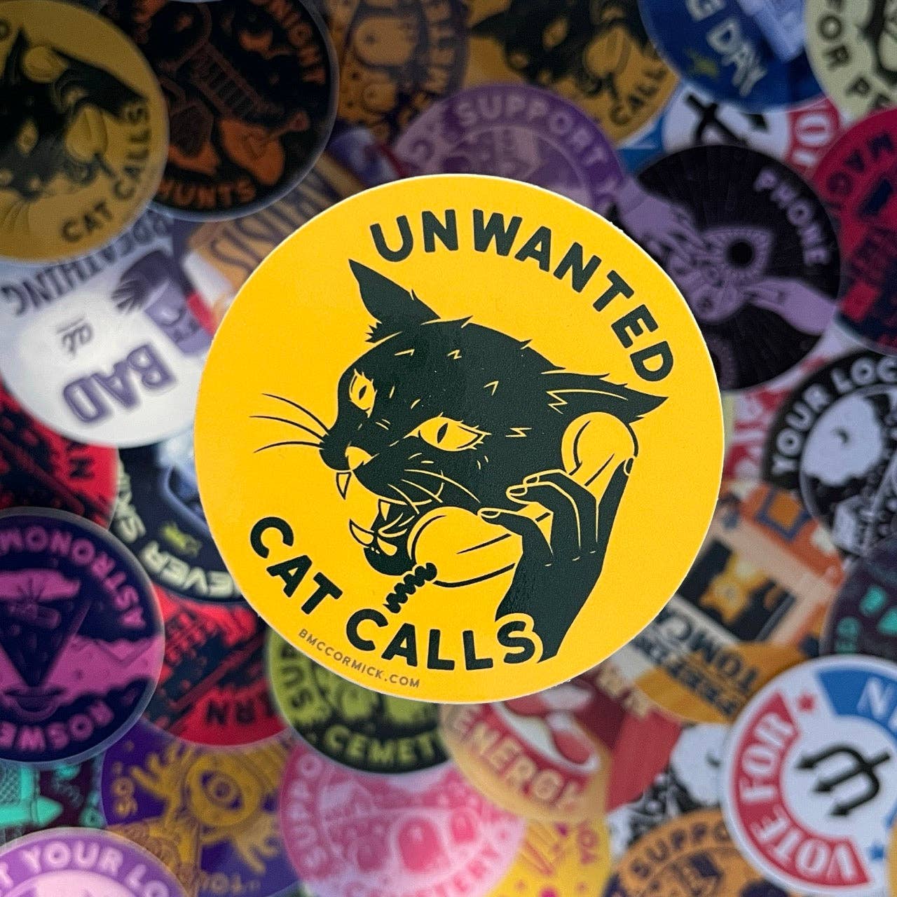 Unwanted Cat Calls Sticker - Image 3