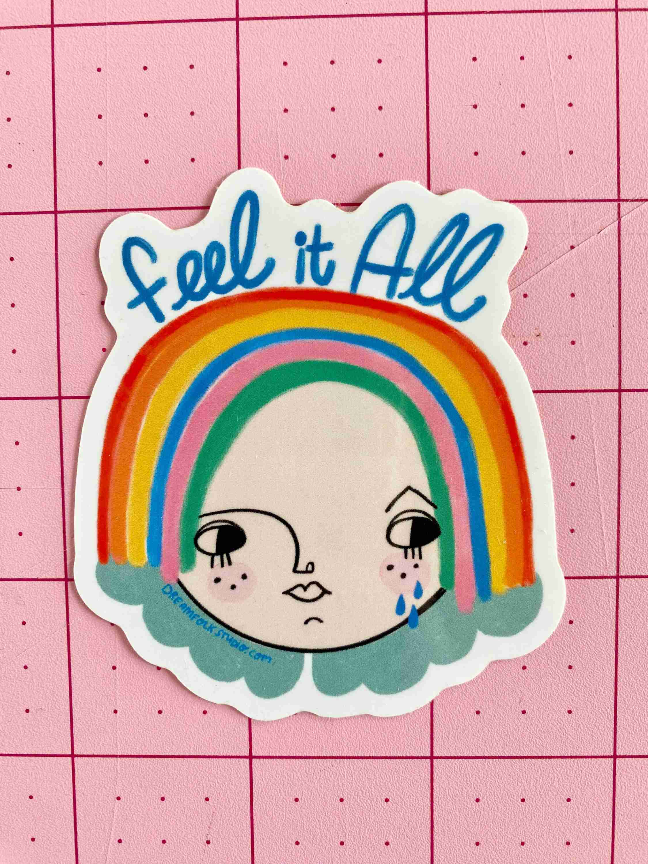 Feel It All Sticker - Feelings/Self Love/Mental Health - Image 3