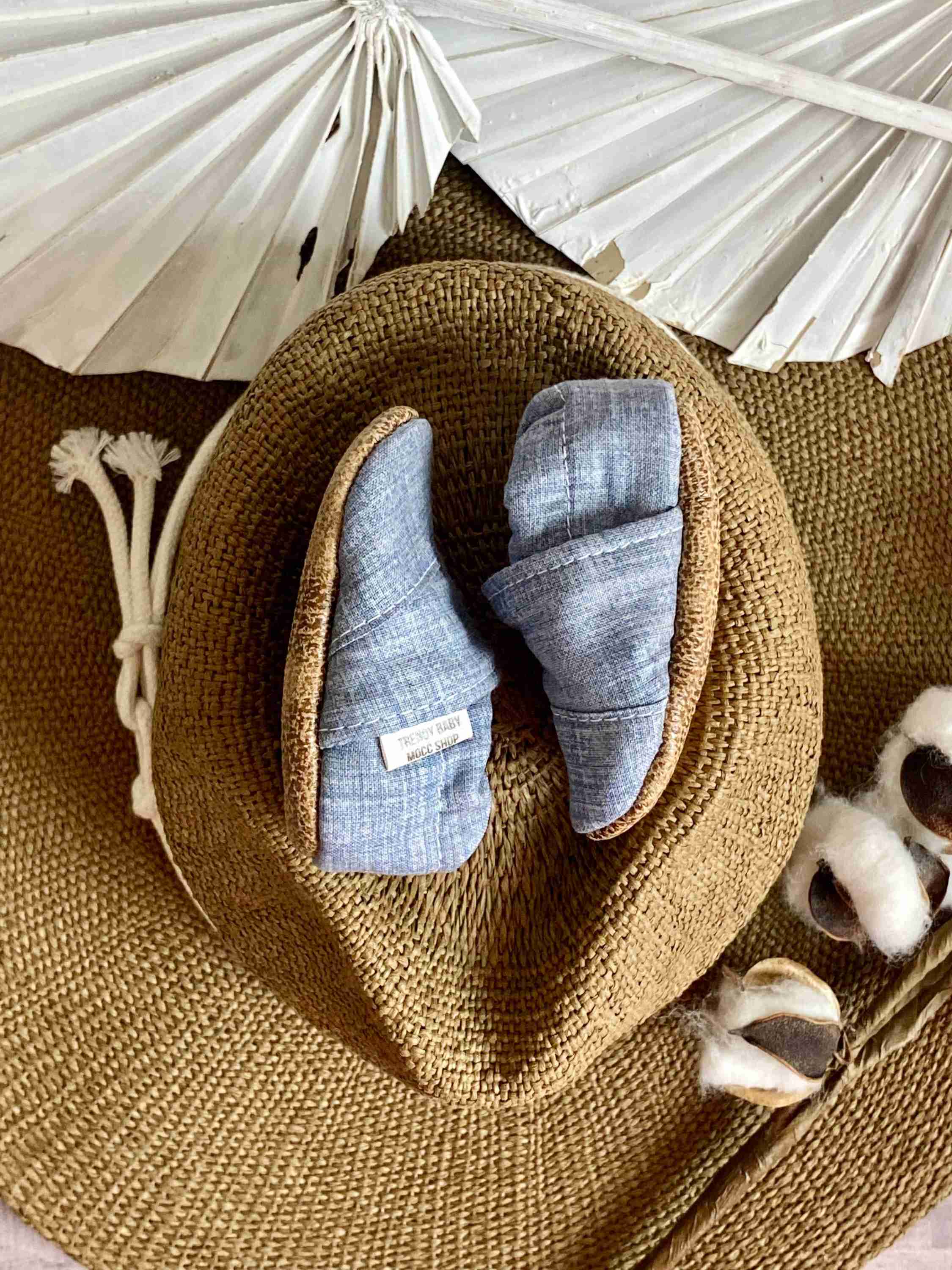 Blue Linen Angled - Image 2