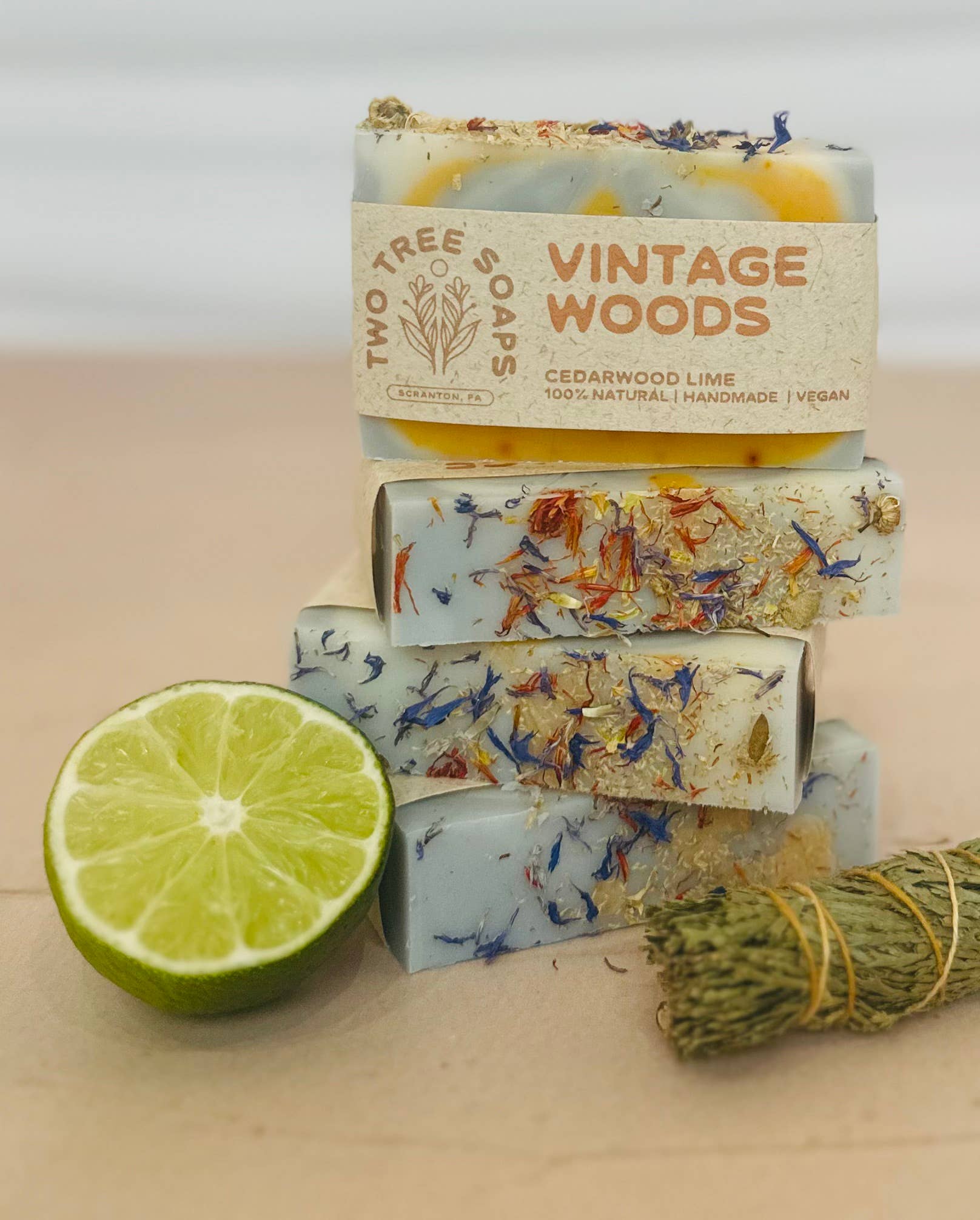 Vintage Woods- Natural Handmade Bar Soap - Image 1