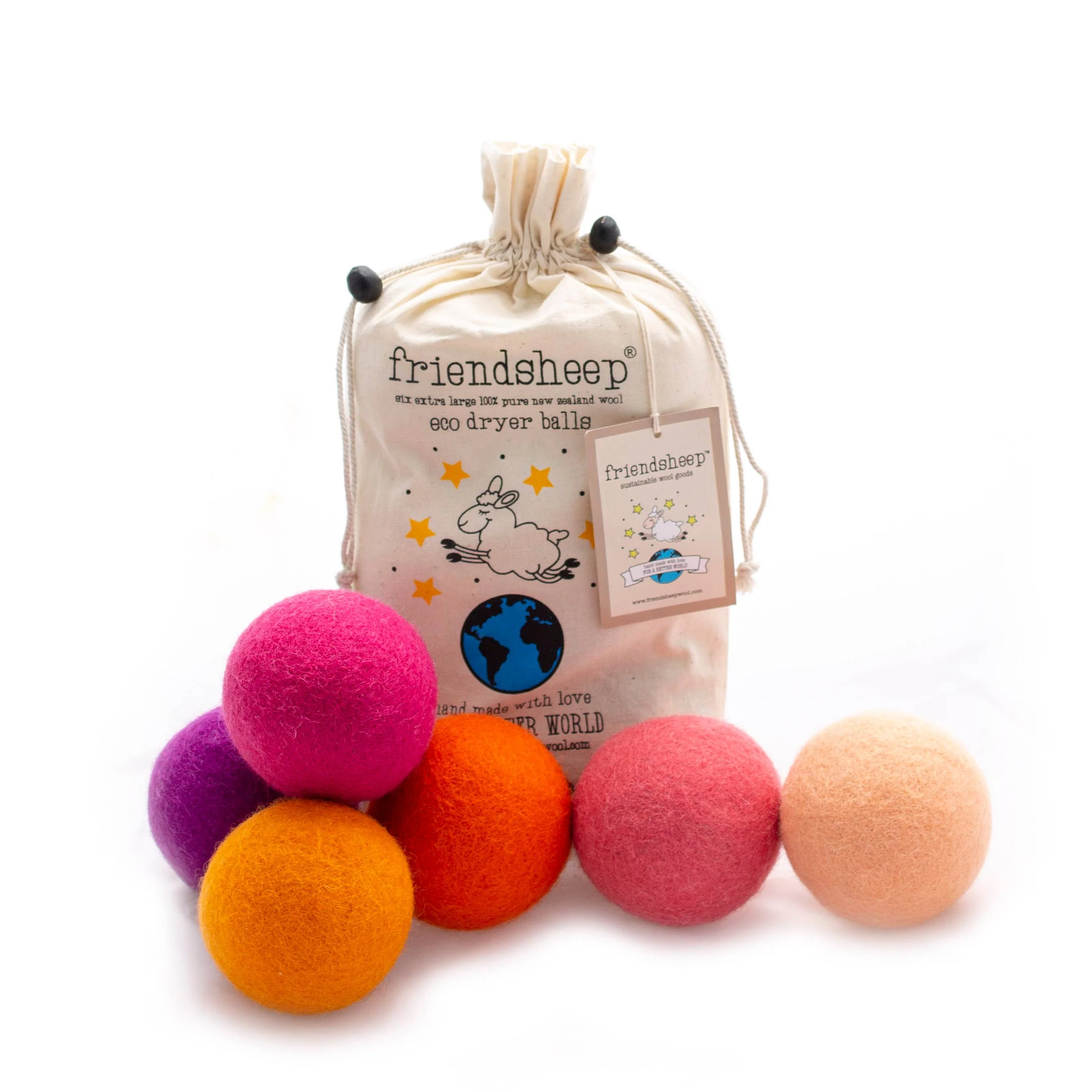 Tropical Sunset Eco Dryer Balls - Image 1