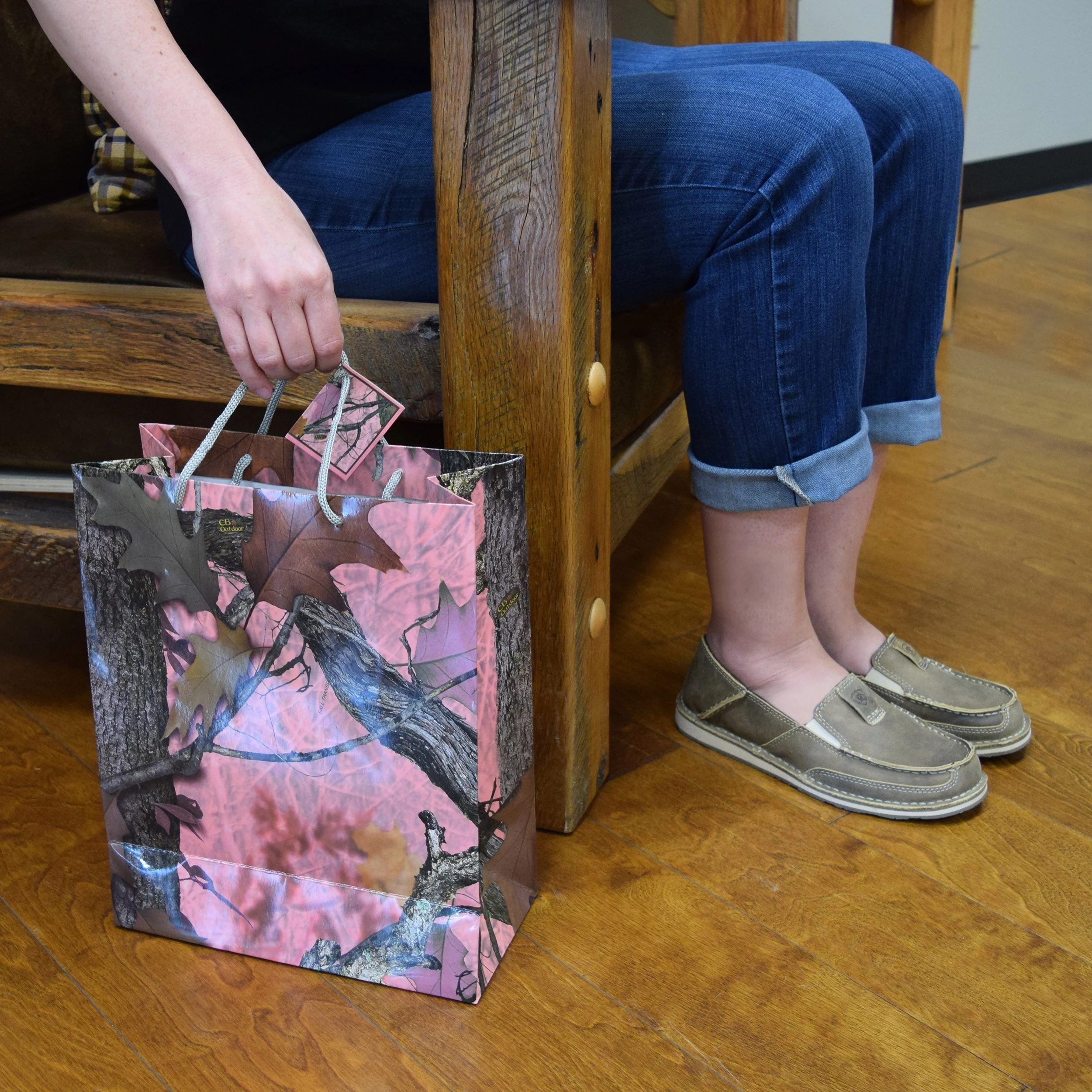 Gift Bag Medium-Camo Pink - Image 2