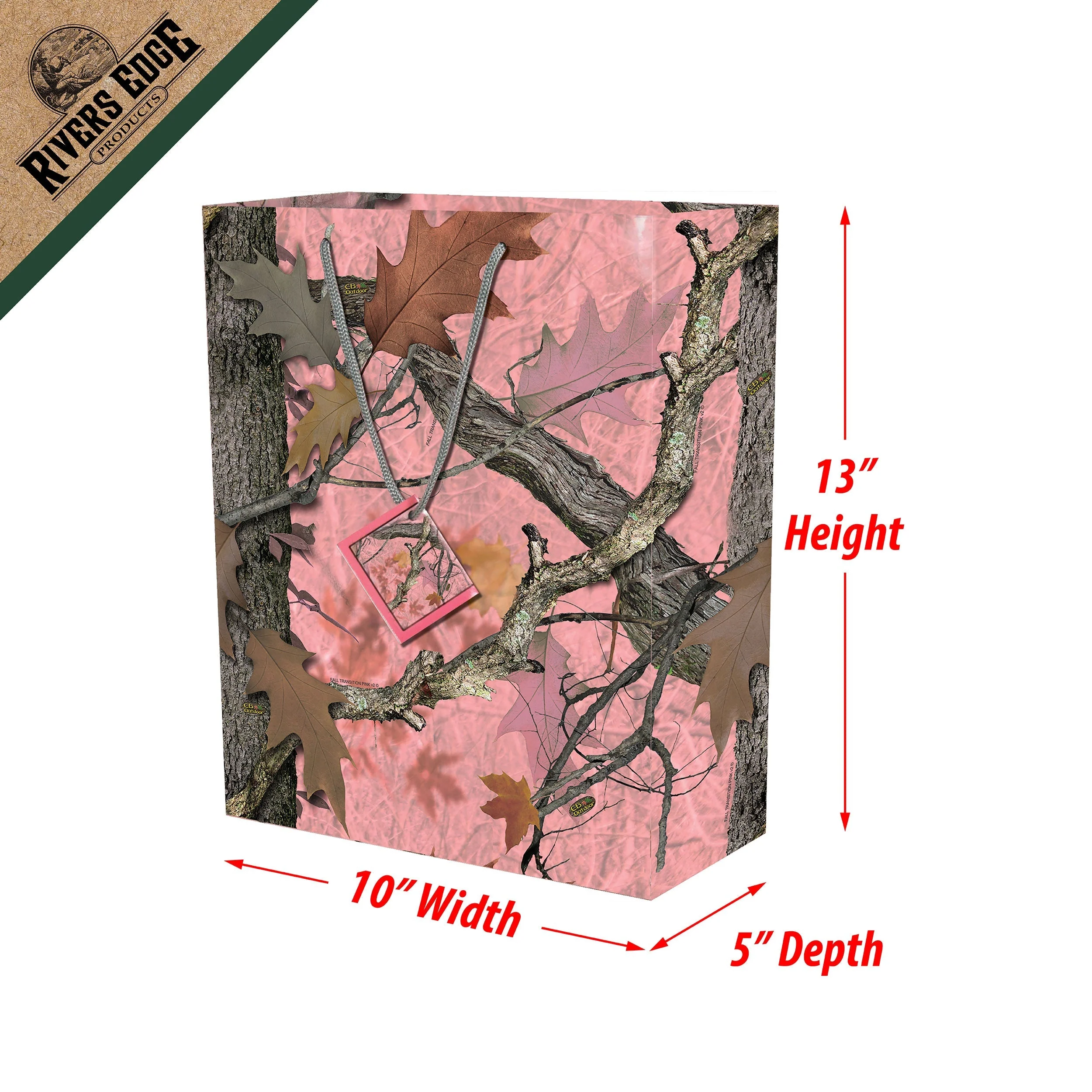 Gift Bag Medium-Camo Pink - Image 3