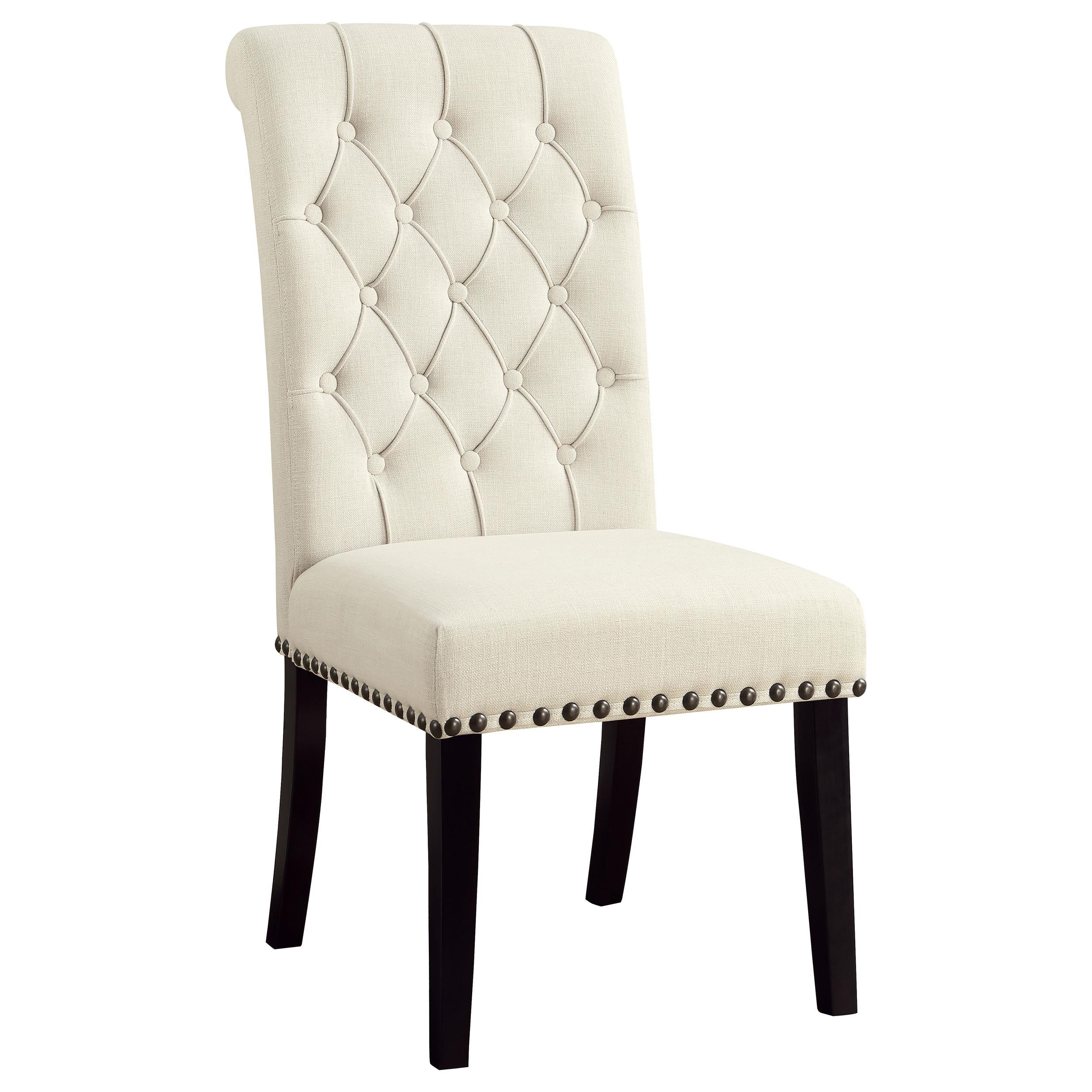 Coaster Furniture Alana 190162 Fabric Upholstered Dining Side Chair - Beige (Set of 2) - Image 1