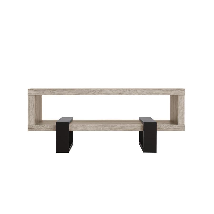 Coaster Furniture Dinard 720878 Engineered Wood Coffee Table - Grey Driftwood - Image 2