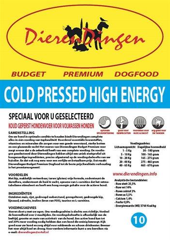 Budget Premium Cold Pressed High Energy – Cheap food for active dogs – 14 kg