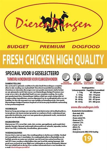 Budget Premium Fresh Chicken – Affordable & wheat-free dog food – 14 kg