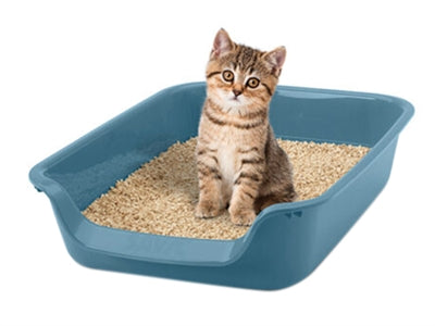 Savic Junior Cat Litter Box Blue - Image 2