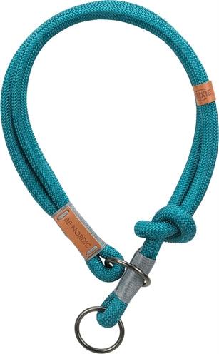 Trixie Dog Collar Be Nordic Half-Slip Petrol/Light Gray - various sizes - Image 2
