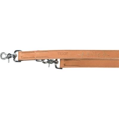 Trixie Rustic Greased Leather Dog Leash Heartbeat Brown - Adjustable and Weatherproof - 200 cm - Image 2