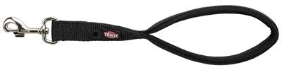 Trixie Dog Leash Premium Short Holder Black 37.5 x 2.5 cm – Extra control and comfort