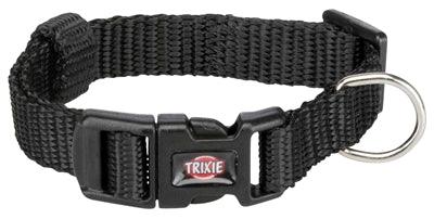 Trixie Dog Collar Premium Black - Available in 8 sizes - Image 1
