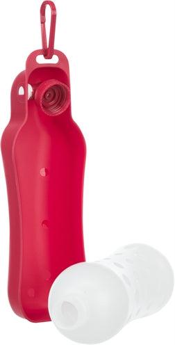 Trixie Dog Water Bottle – 700 ml – With Foldable Water Bowl and Carabiner Hook - Image 3
