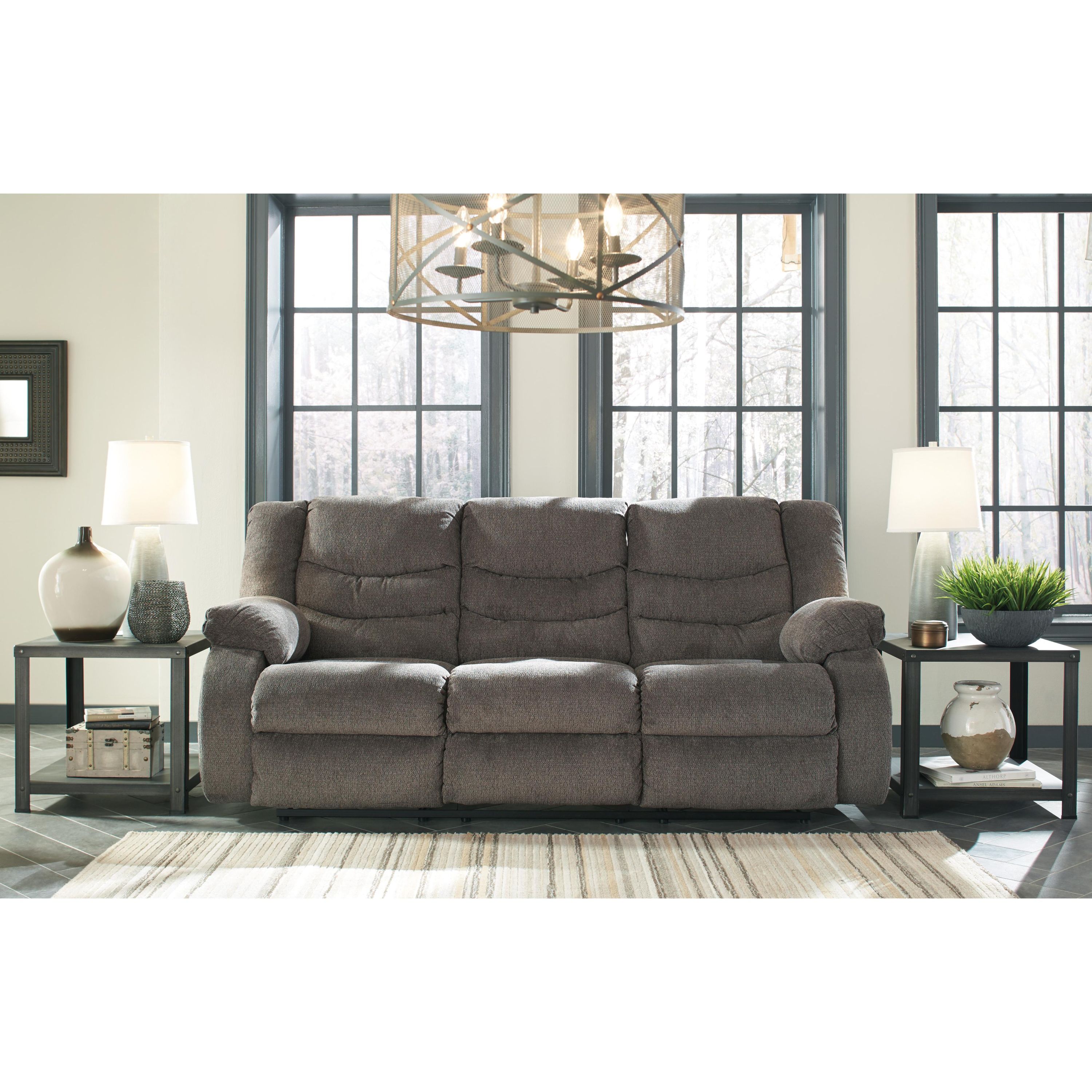 Signature Design by Ashley Tulen Reclining Fabric Sofa 9860688 - Image 3