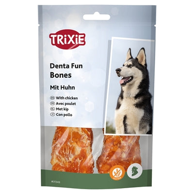 Trixie Denta Fun Chicken Chewing Bones - Image 2