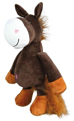 Trixie Plush Horse with Animal Sound - Soft Dog Cuddly Toy - Image 1