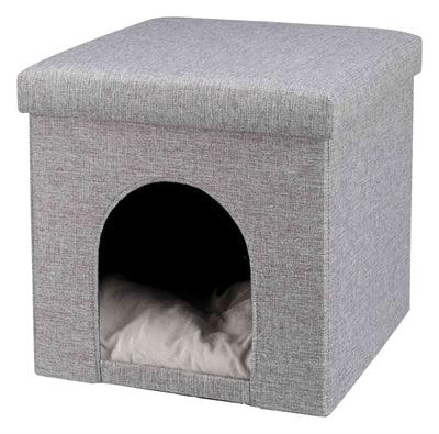 Trixie Poof Cat Bed Relax-Igloo Alois Grey