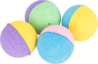 Trixie Set of Assorted Soft Rubber Softballs - Image 1