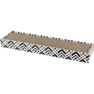 Trixie Scratching Cardboard Scratchy Catnip Black/White