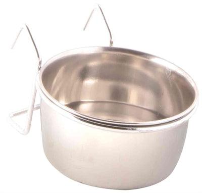 Trixie Hanging Stainless Steel Food Bowl with Holder - Image 2