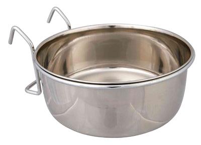 Trixie Hanging Stainless Steel Food Bowl with Holder