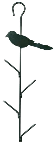 Trixie Bird Feeder for 4 Fat Balls, Metal, Dark Green