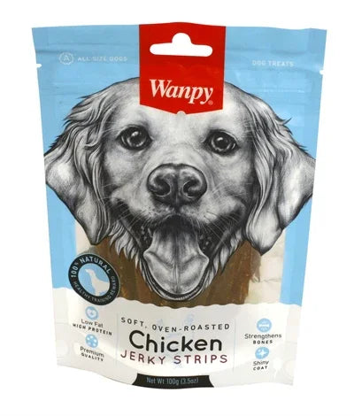Wanpy Soft Oven-Roasted Chicken Jerky Strips - Image 2