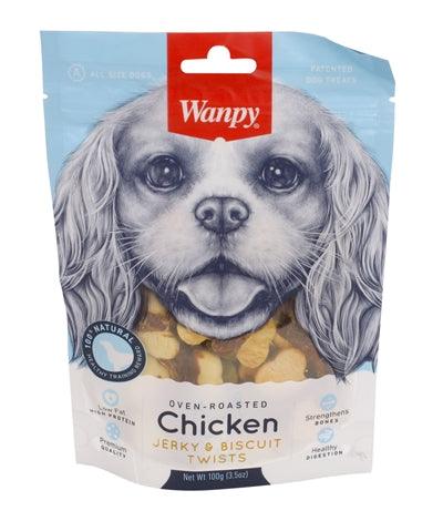 Wanpy Oven-Roasted Chicken Jerky / Biscuit Twists - Image 2