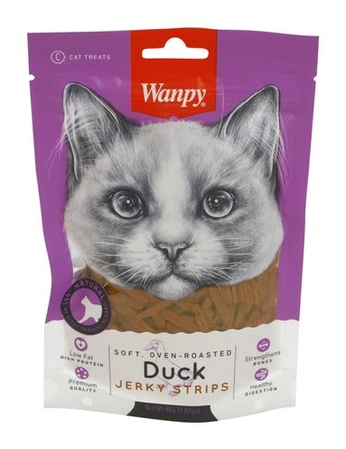 Wanpy Soft Oven-Roasted Duck Jerky Strips - Image 2