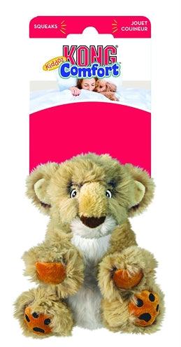 Kong Comfort Kiddos Lion - Cute dog cuddly toy with removable squeaker - Image 2