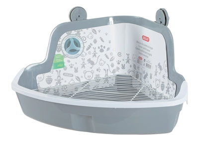 Zolux Corner Toilet for Rodents, Grey - Image 3