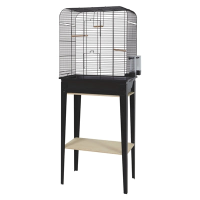 Zolux Birdcage Chic Loft with Stand, Black - Image 2