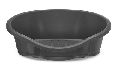 Imac Dog Basket Dido Anthracite with ventilation holes – Sturdy dog ​​basket without cushion in different sizes