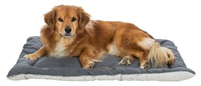 Trixie Farello Lying Mat White-Gray – Flat Dog Mat – For Crate and On the Go