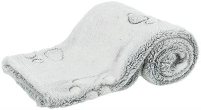 Trixie Dog Blanket Nando Softfleece Light Gray – Travel Blanket for Dogs