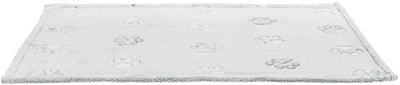 Trixie Dog Blanket Nando Softfleece Light Gray - Travel Blanket for Dogs - Image 2