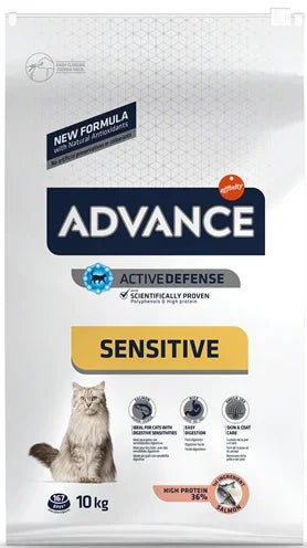 Advance Cat Adult Sensitive Salmon – Cat food for sensitive stomachs and skin - Image 2