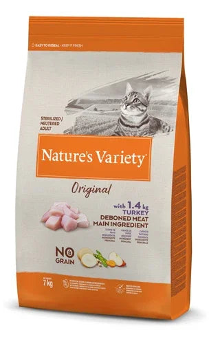 Nature's Variety Original Sterilized Turkey No Grain – Grain-free cat food with turkey - Image 2