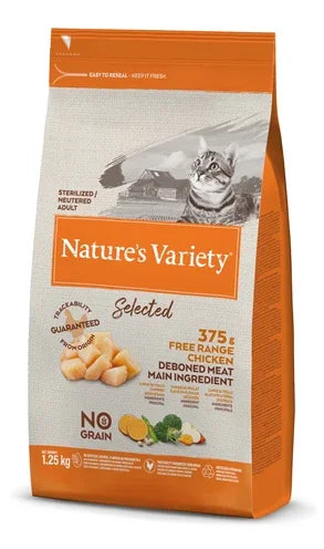 Nature's Variety Free Range Chicken – Grain-free cat food for sterilized cats - Image 1