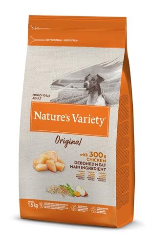 Nature's Variety Original Adult Mini Chicken - Complete dry food for small dogs - 1.5 kg or 7 kg - Image 1