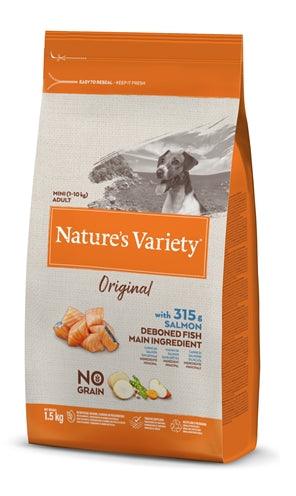 Natures Variety Original Adult Mini Salmon - Grain-free dog food - 1.5 kg or 7 kg bag - Image 1