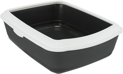 Trixie Classic Cat Litter Box Anthracite / White