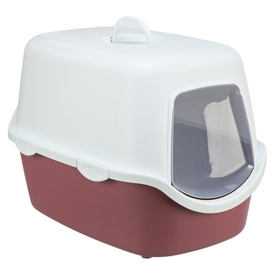 Trixie Cat Litter Box Vico Old Pink / White