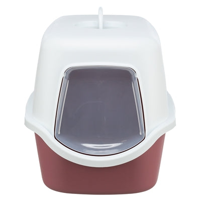 Trixie Cat Litter Box Vico Old Pink / White - Image 2