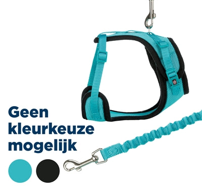 Trixie Cat Harness Mesh Y-Shape with Elastic Leash Assorted