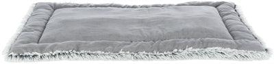 Trixie Harvey Bed Mat White/Grey – Extra Soft Bed Mat in 5 Sizes – Also suitable for kennels
