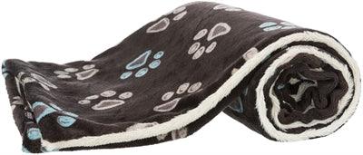 Trixie Dog Blanket Jimmy Dark Brown / Cream - Also for on the go - Image 3