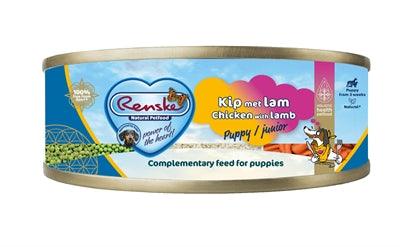 Renske Dog Junior/Puppy Fresh Meat Chicken/Lamb – Natural wet food – 24 x 95 grams