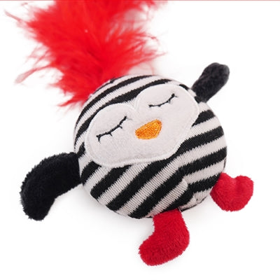 Rosewood Kattenhengel Gestreepte Pinguin Met Veer - Image 3