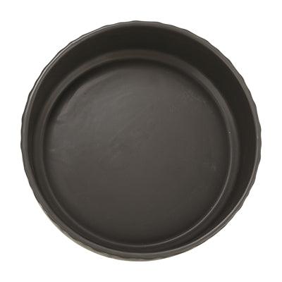 Trixie Wave Ceramic Food/Water Bowl, Grey - Image 2